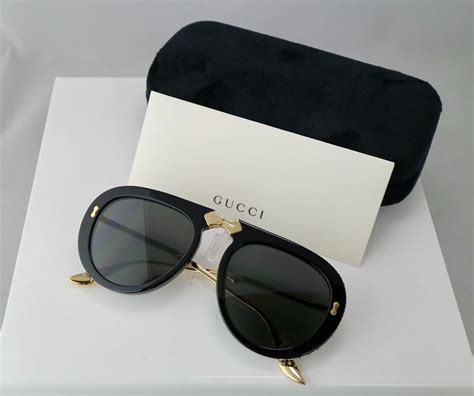 gucci square aviator 55mm sunglasses|Gucci foldable aviator sunglasses.